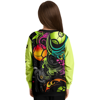 Athletic Kids/Youth Sweatshirt – AOP 001