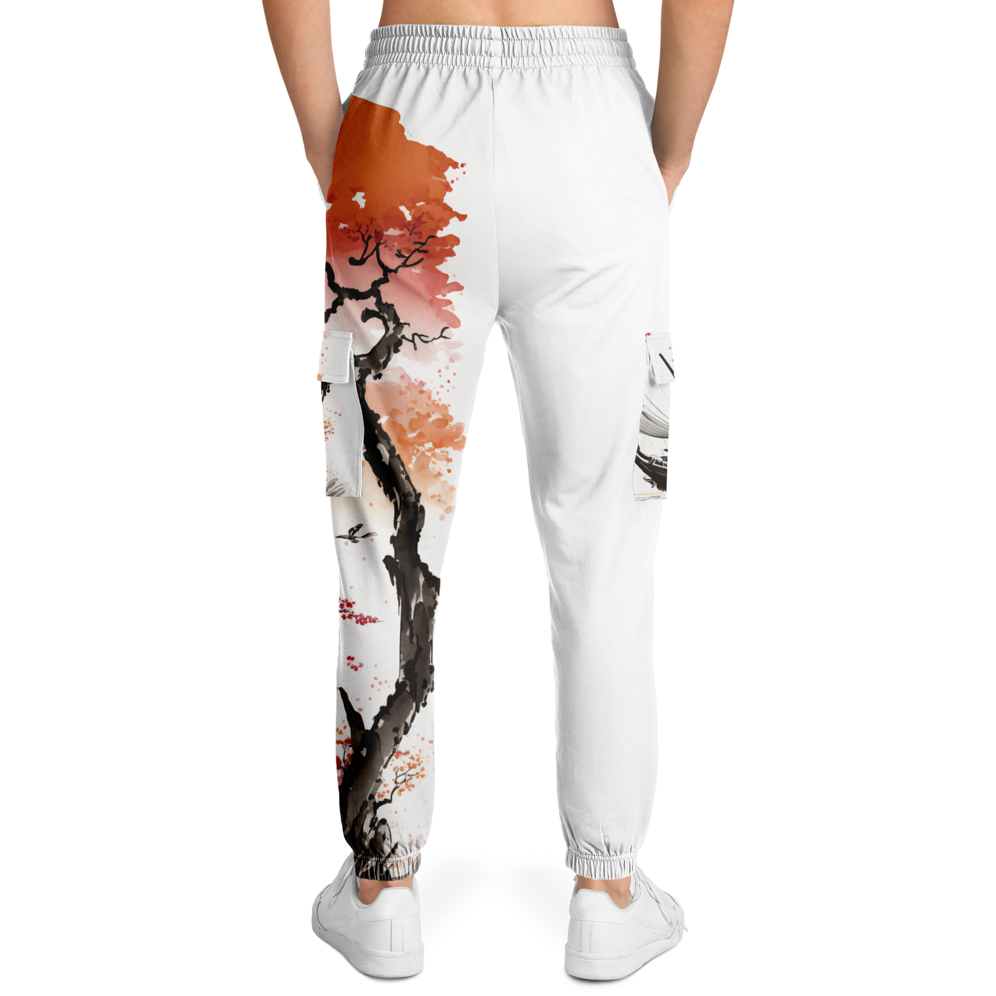 Athletic Cargo Sweatpants - AOP 008