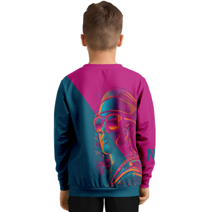 Athletic Kids/Youth Sweatshirt – AOP 012