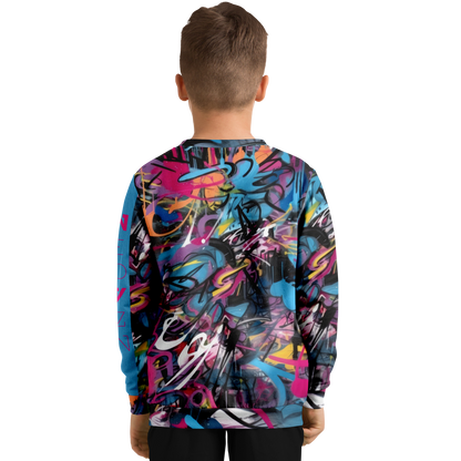 Athletic Kids/Youth Sweatshirt – AOP 007