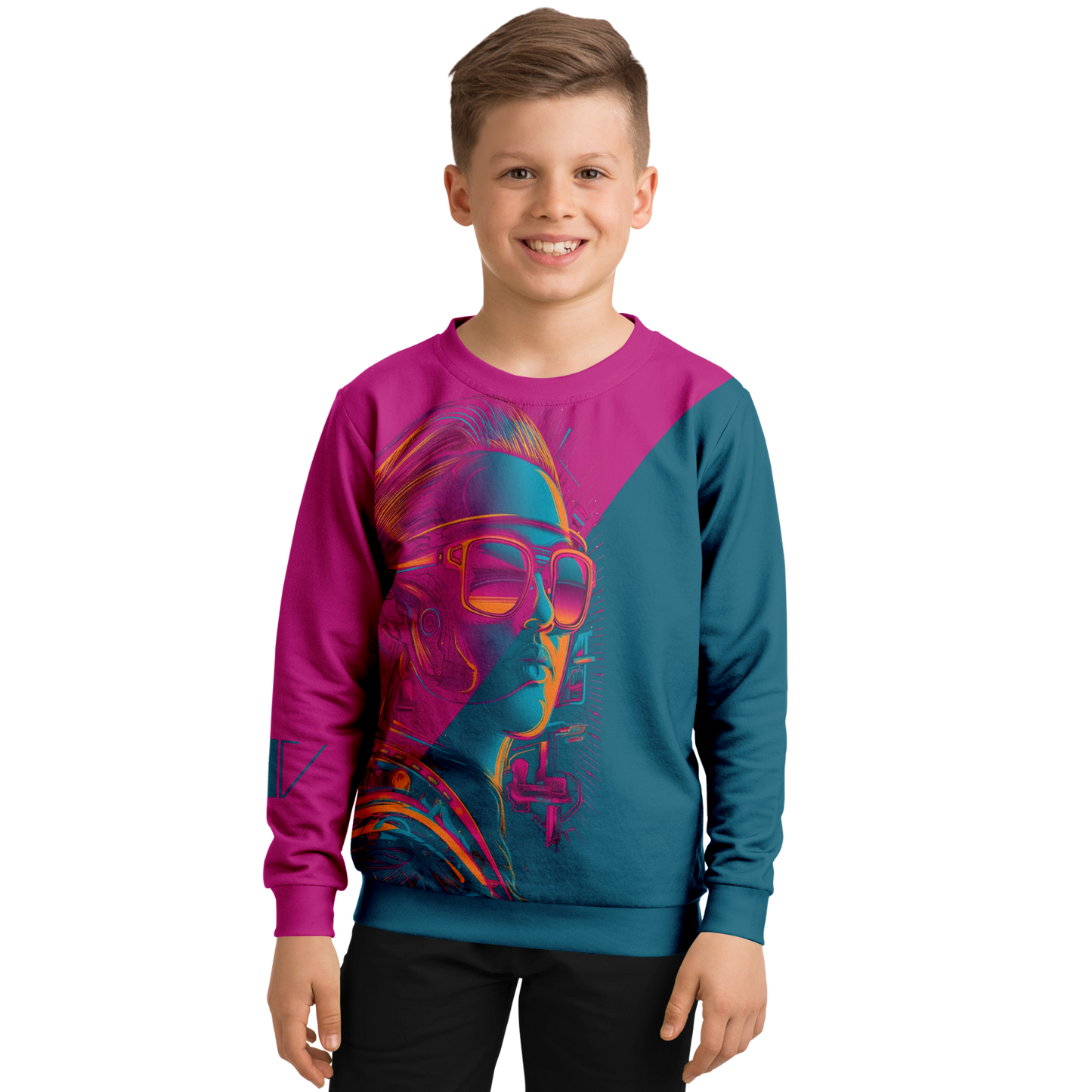 Athletic Kids/Youth Sweatshirt – AOP 012
