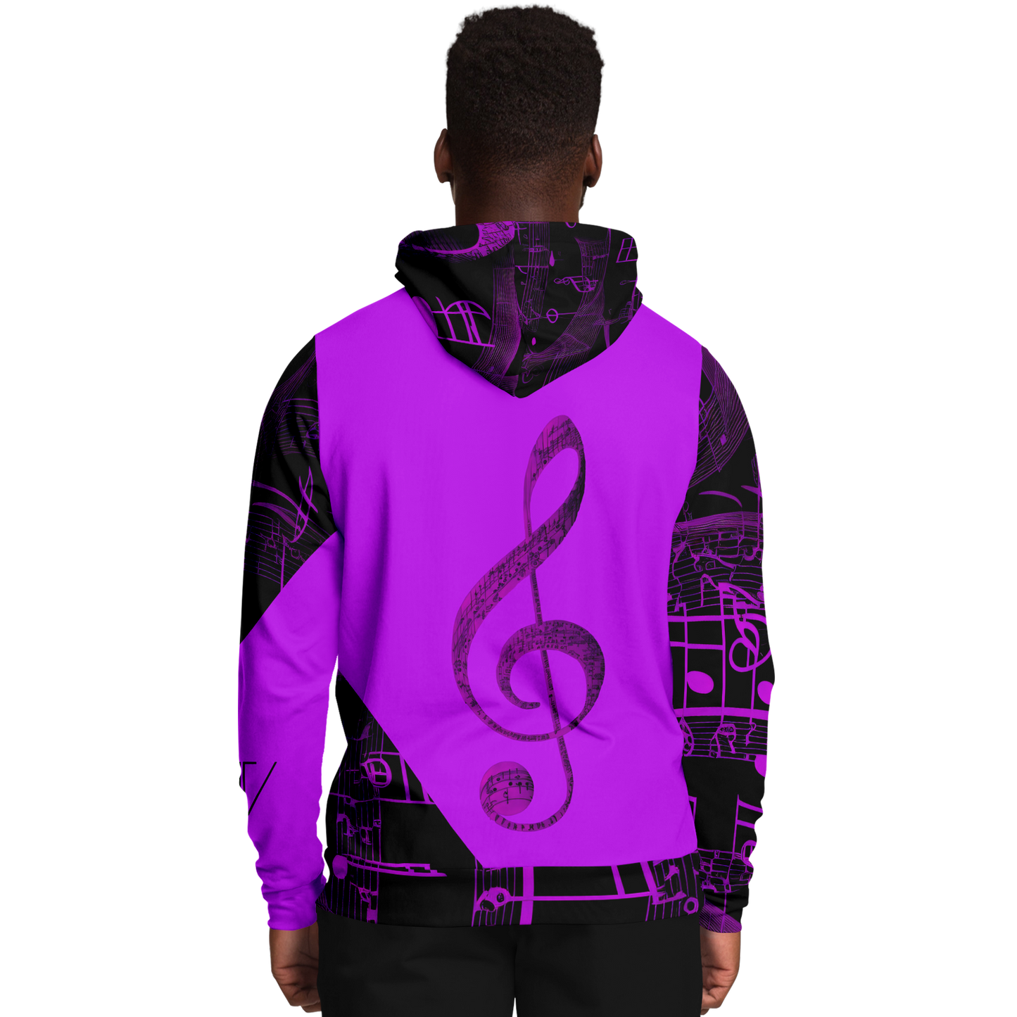 Athletic Hoodie - AOP 006 Purple