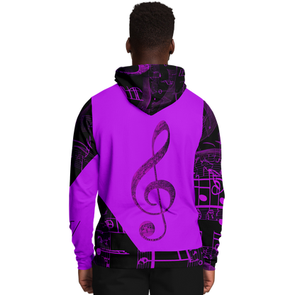 Athletic Hoodie - AOP 006 Purple