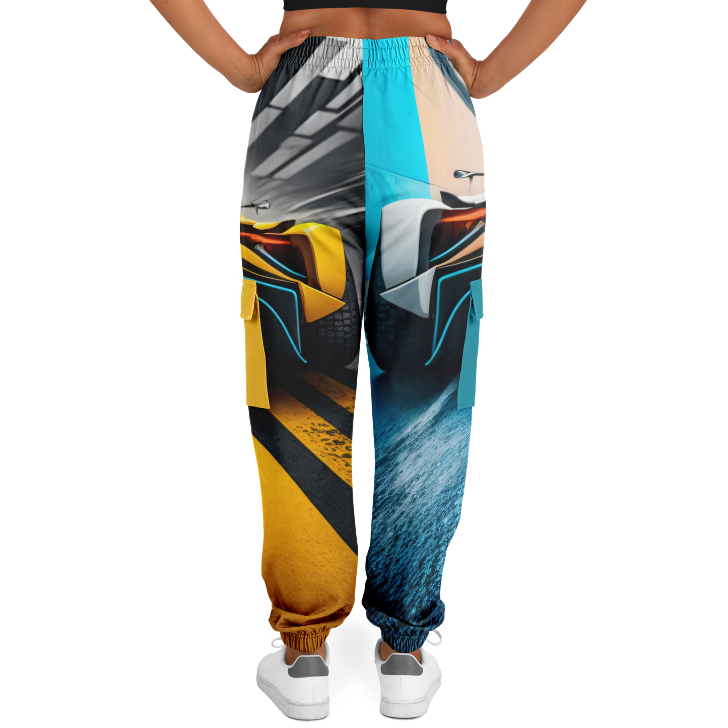 Athletic Cargo Sweatpants - AOP 003