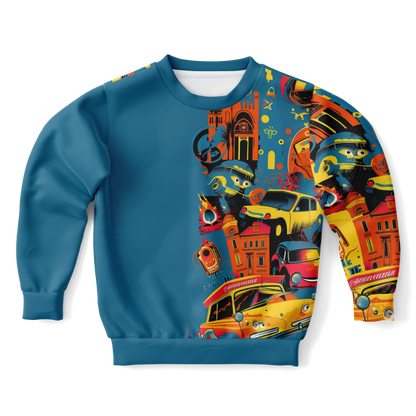 Athletic Kids/Youth Sweatshirt – AOP 004