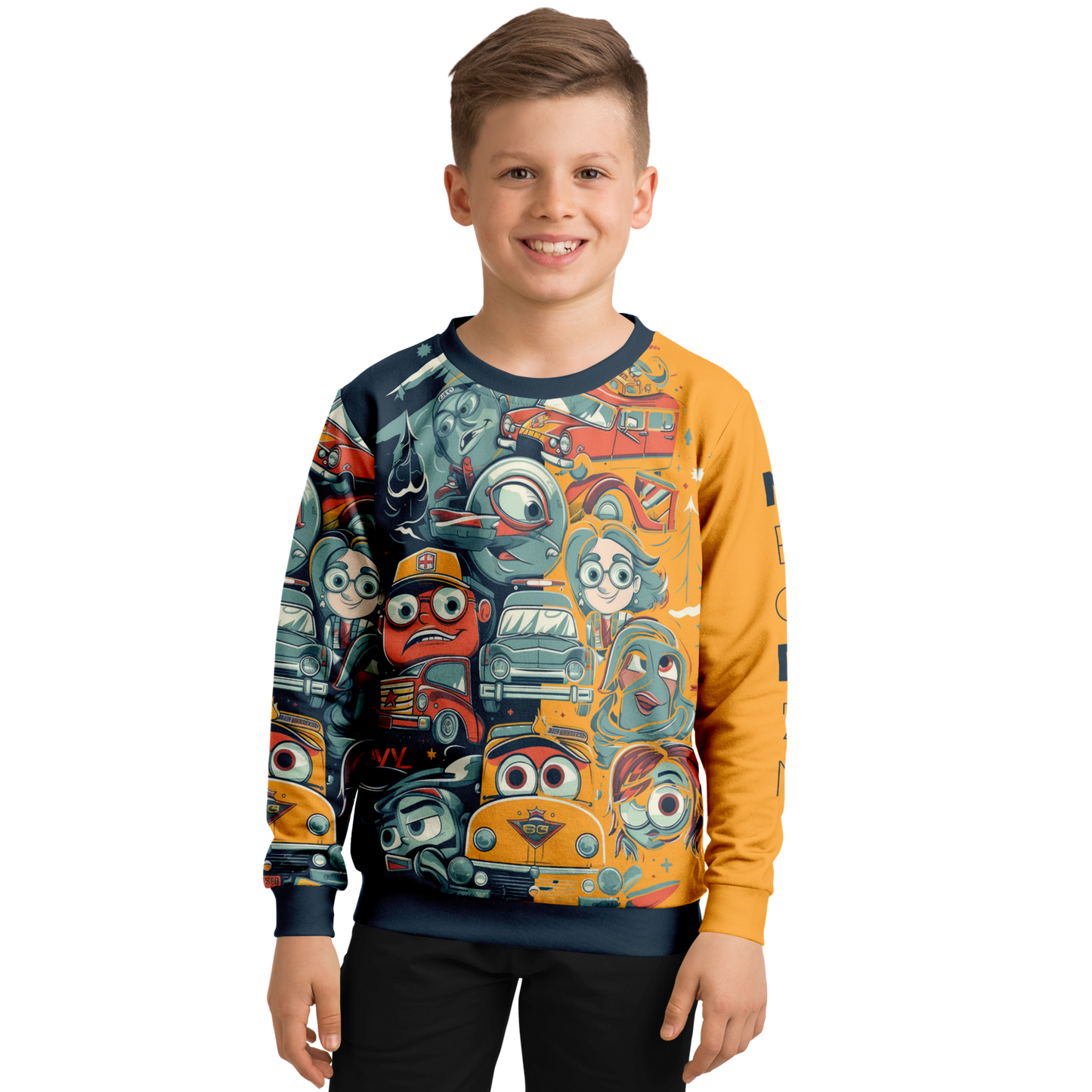 Athletic Kids/Youth Sweatshirt – AOP 011