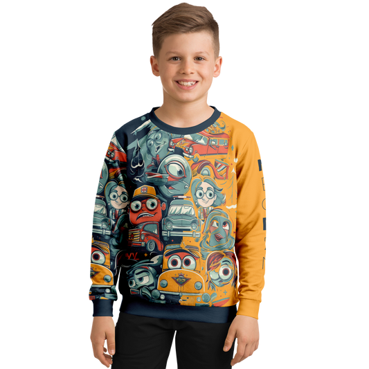 Athletic Kids/Youth Sweatshirt – AOP 011