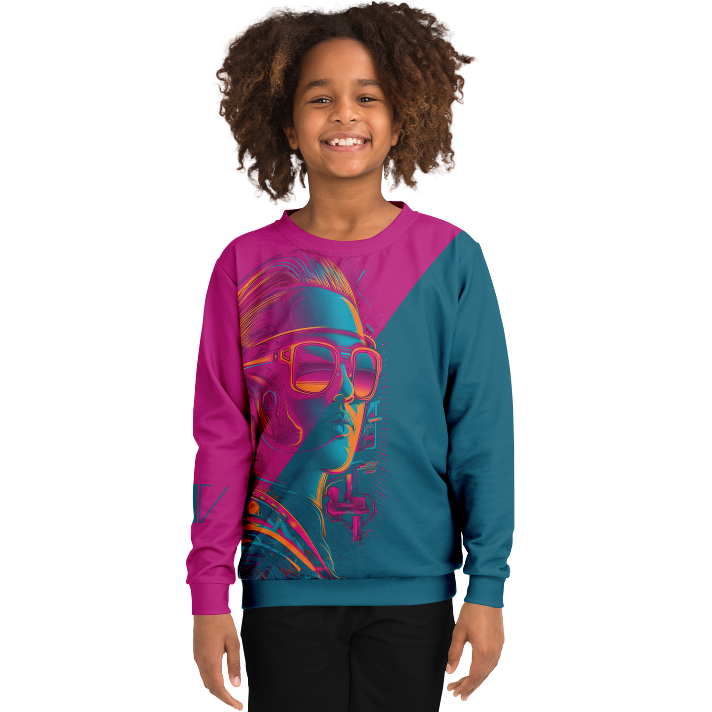 Athletic Kids/Youth Sweatshirt – AOP 012