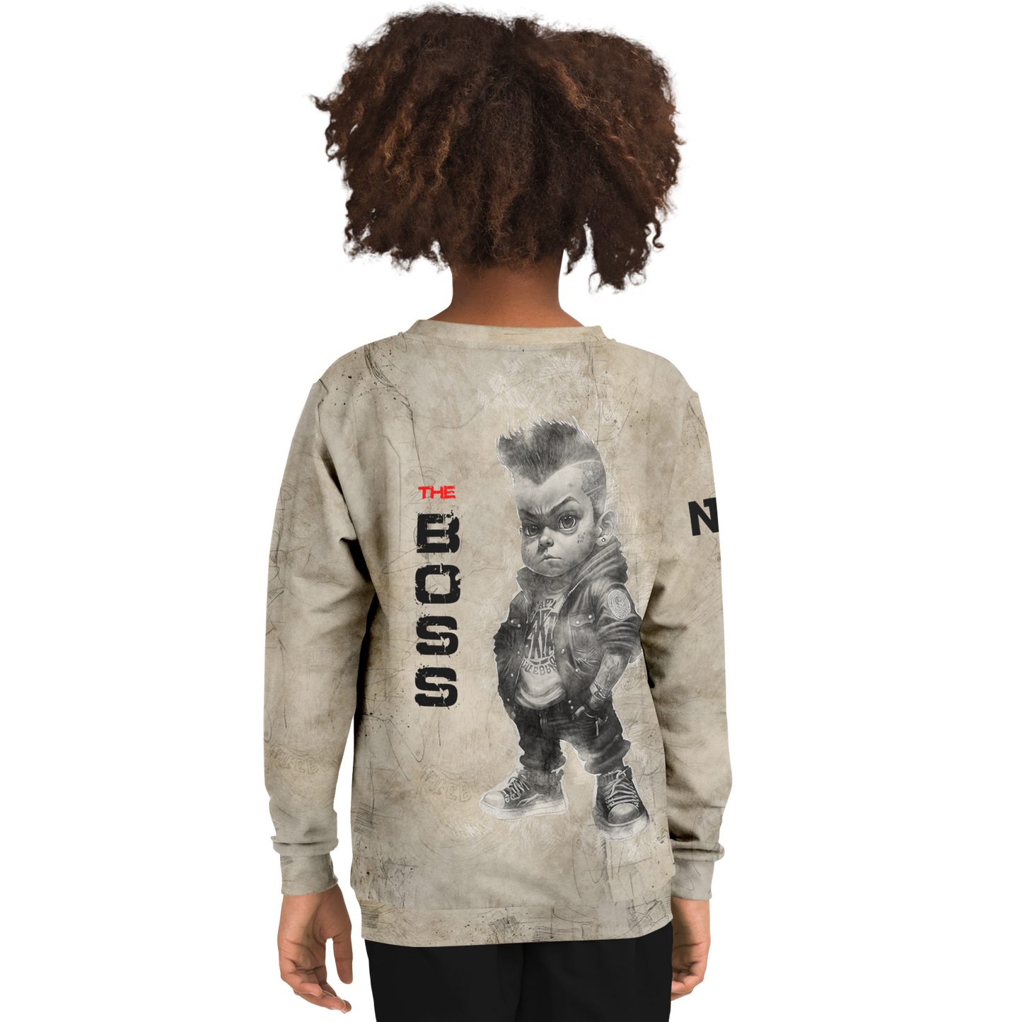 Athletic Kids/Youth Sweatshirt – AOP 013