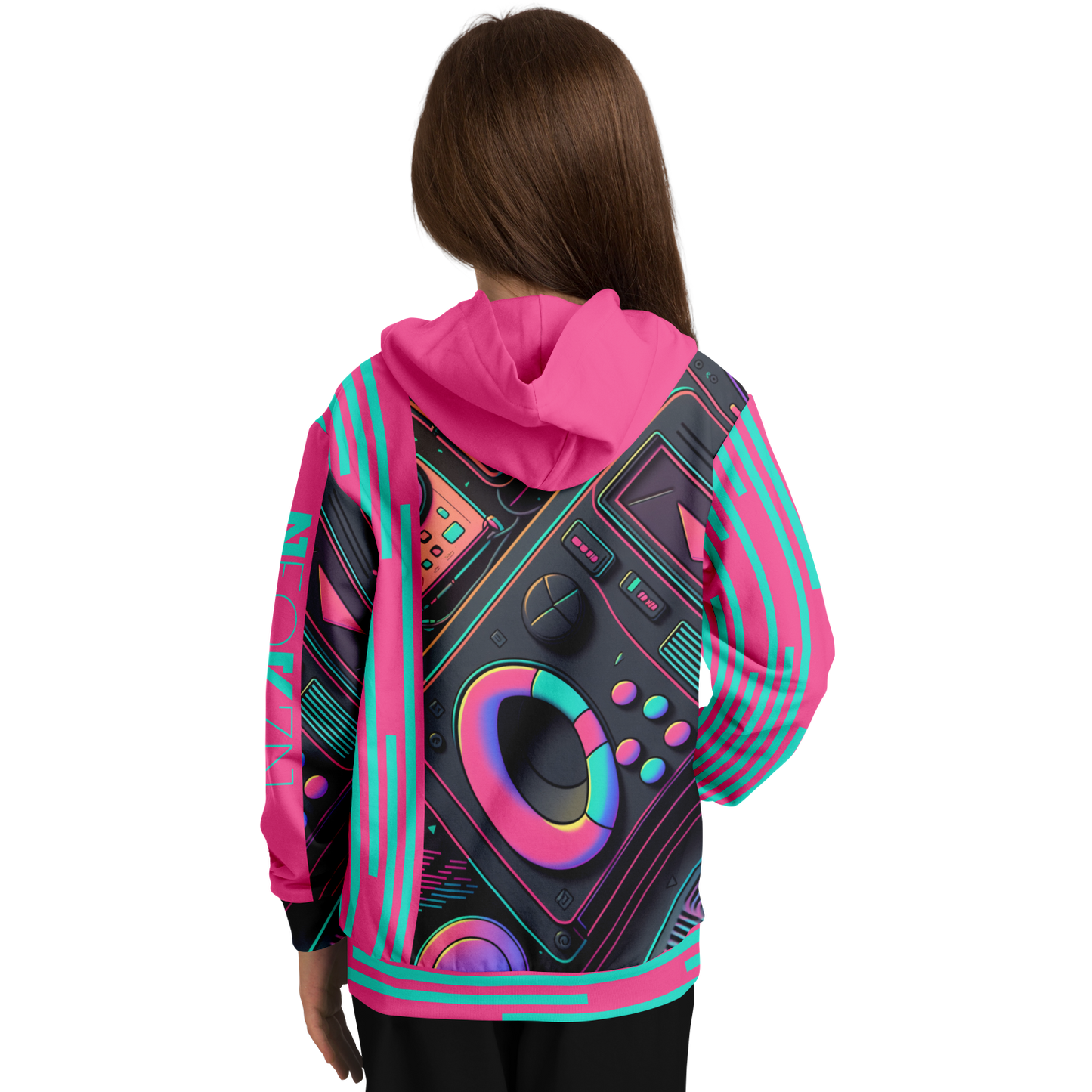 Athletic Kids Hoodie - AOP 011