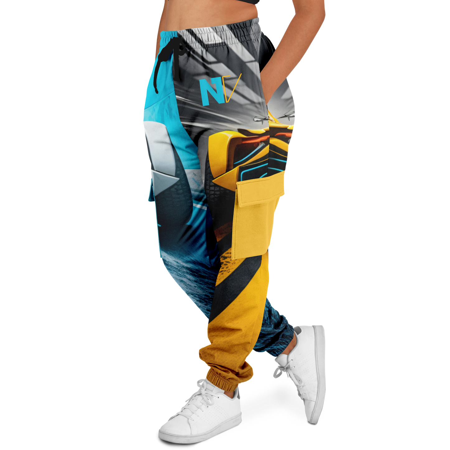 Athletic Cargo Sweatpants - AOP 003