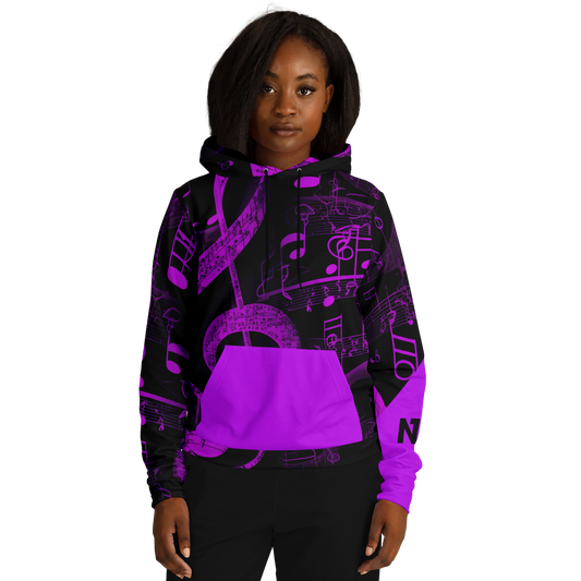 Athletic Hoodie - AOP 006 Purple