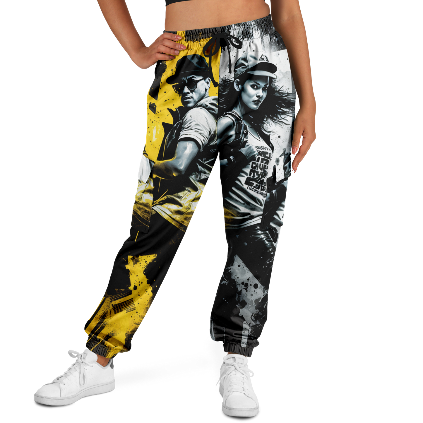 Athletic Cargo Sweatpants - AOP 005