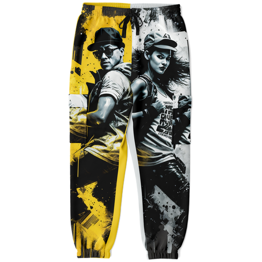 Athletic Cargo Sweatpants - AOP 005