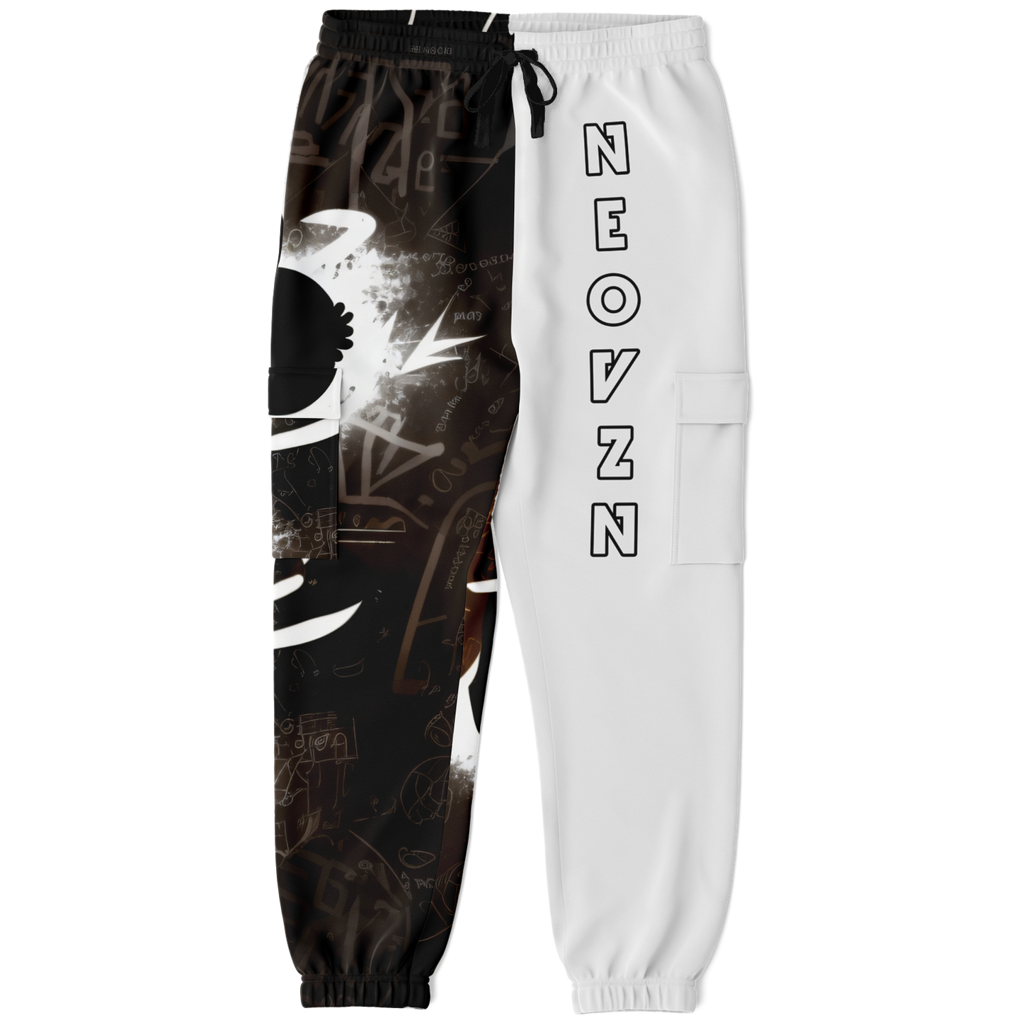 Athletic Cargo Sweatpants - AOP 002