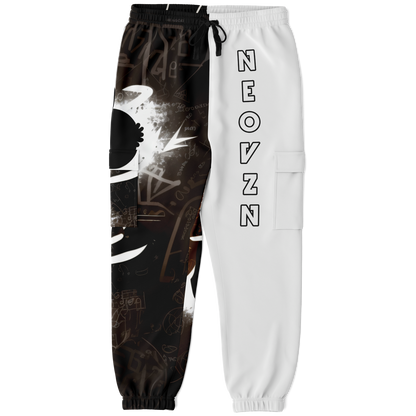 Athletic Cargo Sweatpants - AOP 002