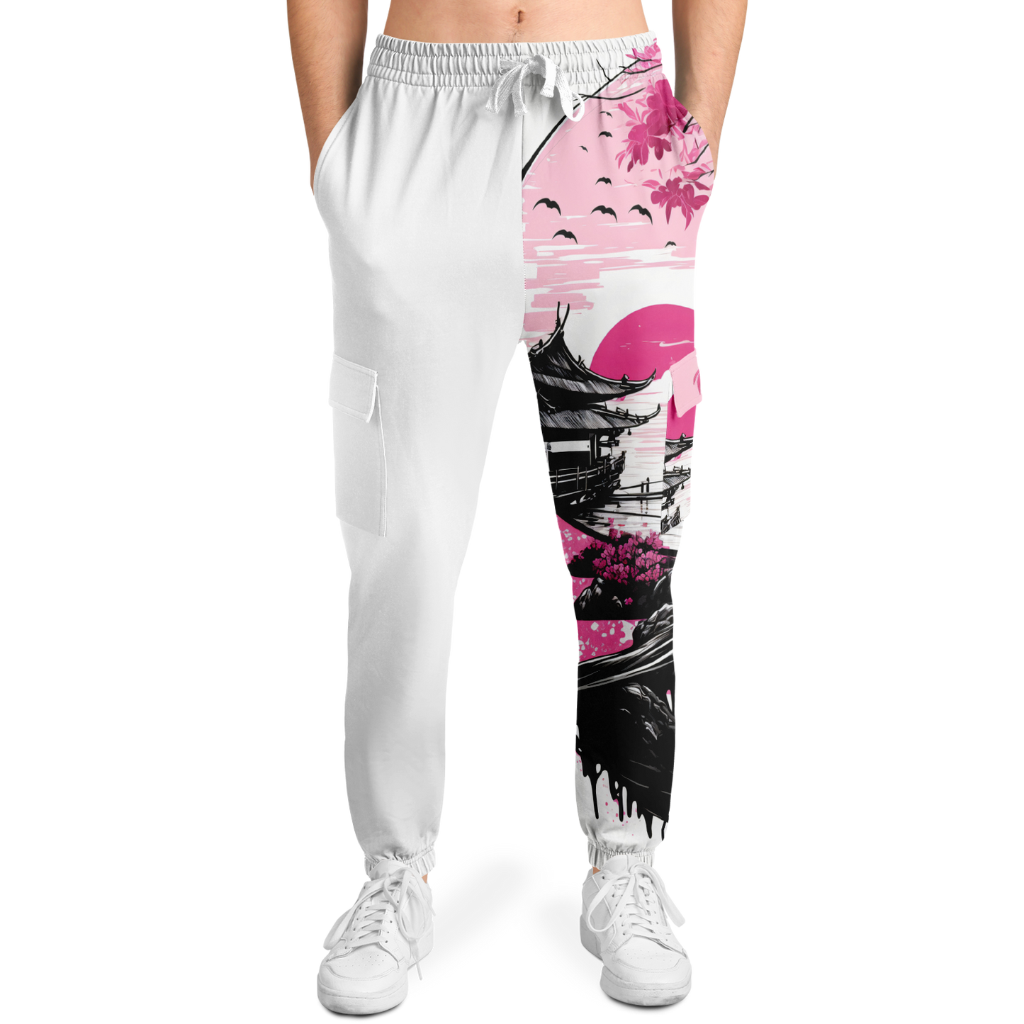 Athletic Cargo Sweatpants - AOP 007