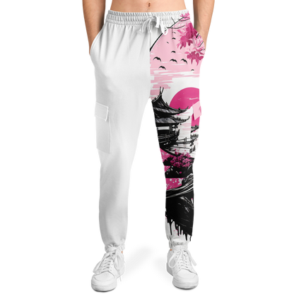 Athletic Cargo Sweatpants - AOP 007