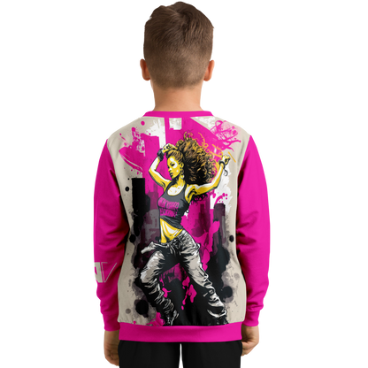 Athletic Kids/Youth Sweatshirt – AOP 003