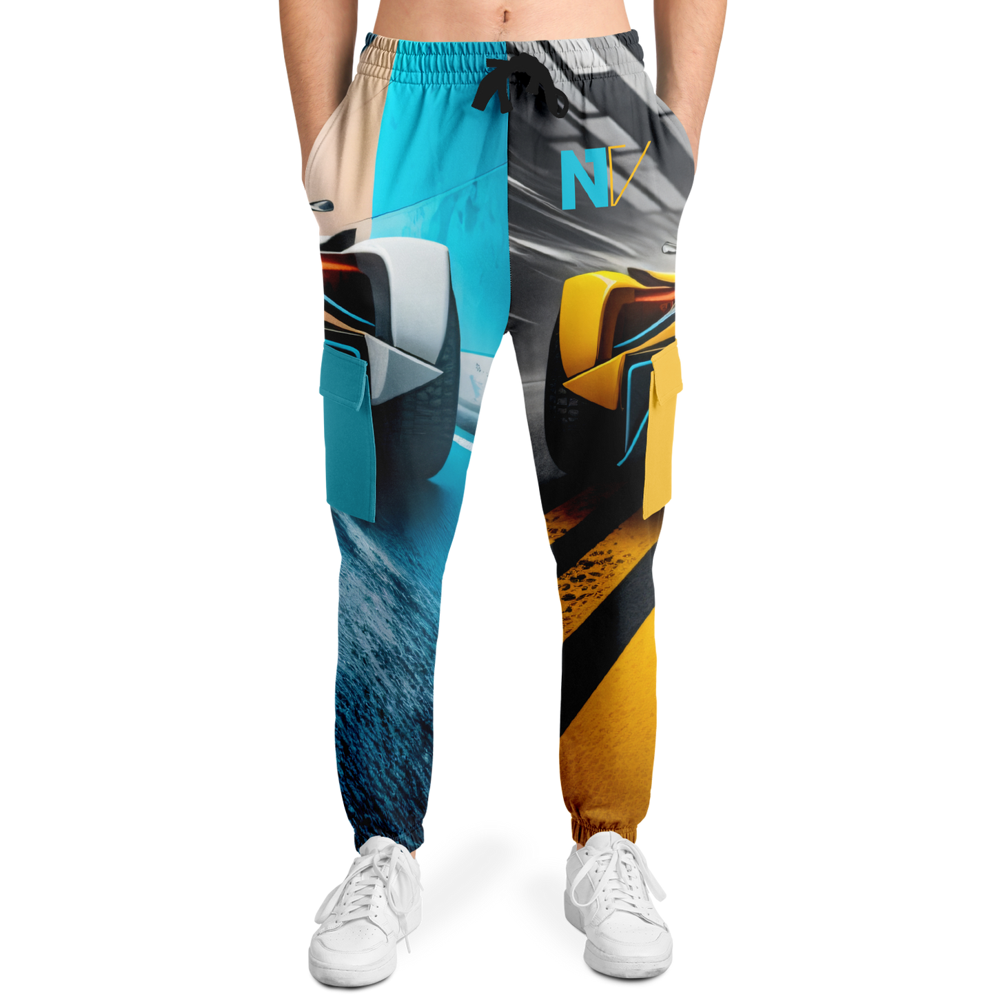 Athletic Cargo Sweatpants - AOP 003