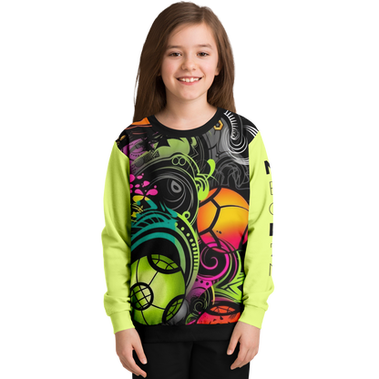 Athletic Kids/Youth Sweatshirt – AOP 001