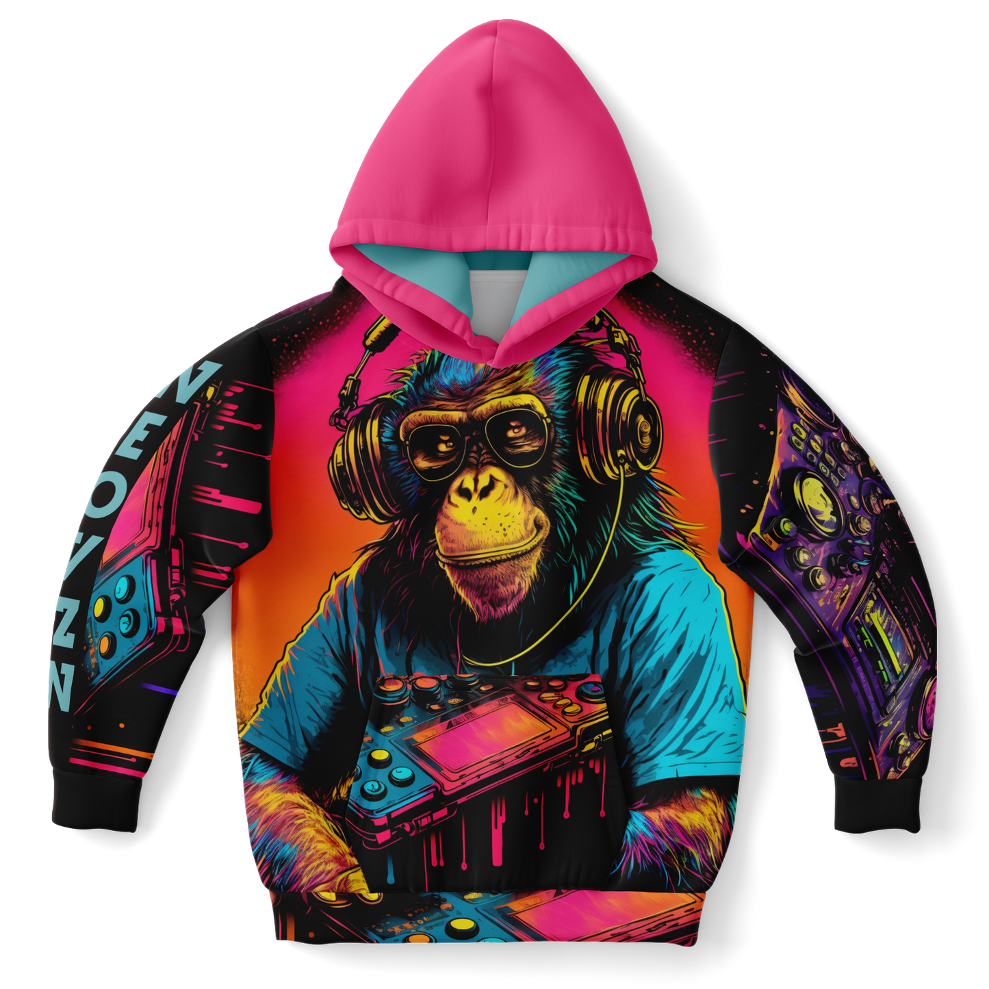 Athletic Kids Hoodie - AOP 007
