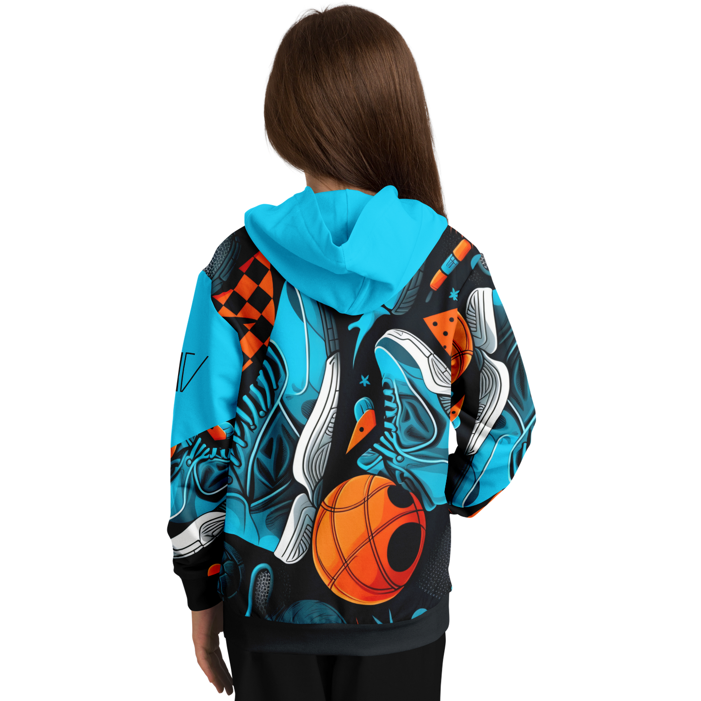 Athletic Kids Hoodie - AOP 004