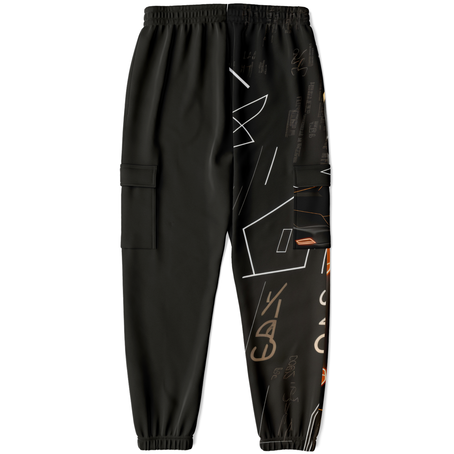 Athletic Cargo Sweatpants - AOP 001