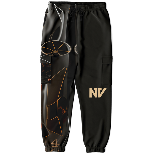Athletic Cargo Sweatpants - AOP 001