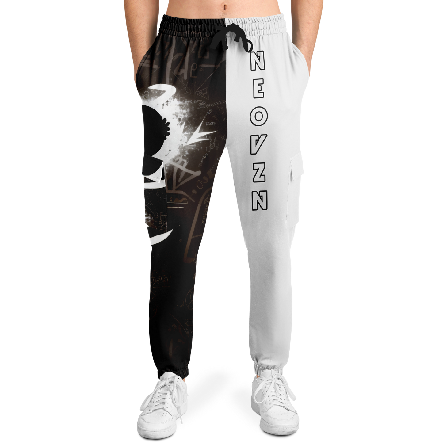 Athletic Cargo Sweatpants - AOP 002