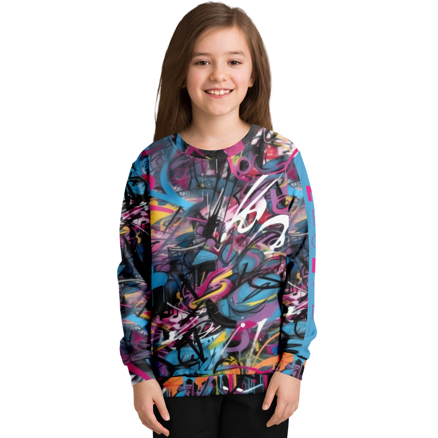 Athletic Kids/Youth Sweatshirt – AOP 007