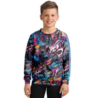 Athletic Kids/Youth Sweatshirt – AOP 007