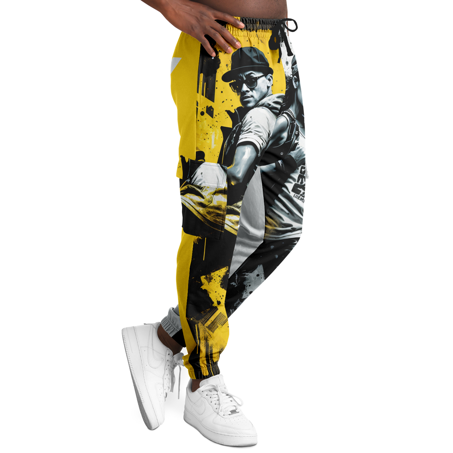 Athletic Cargo Sweatpants - AOP 005