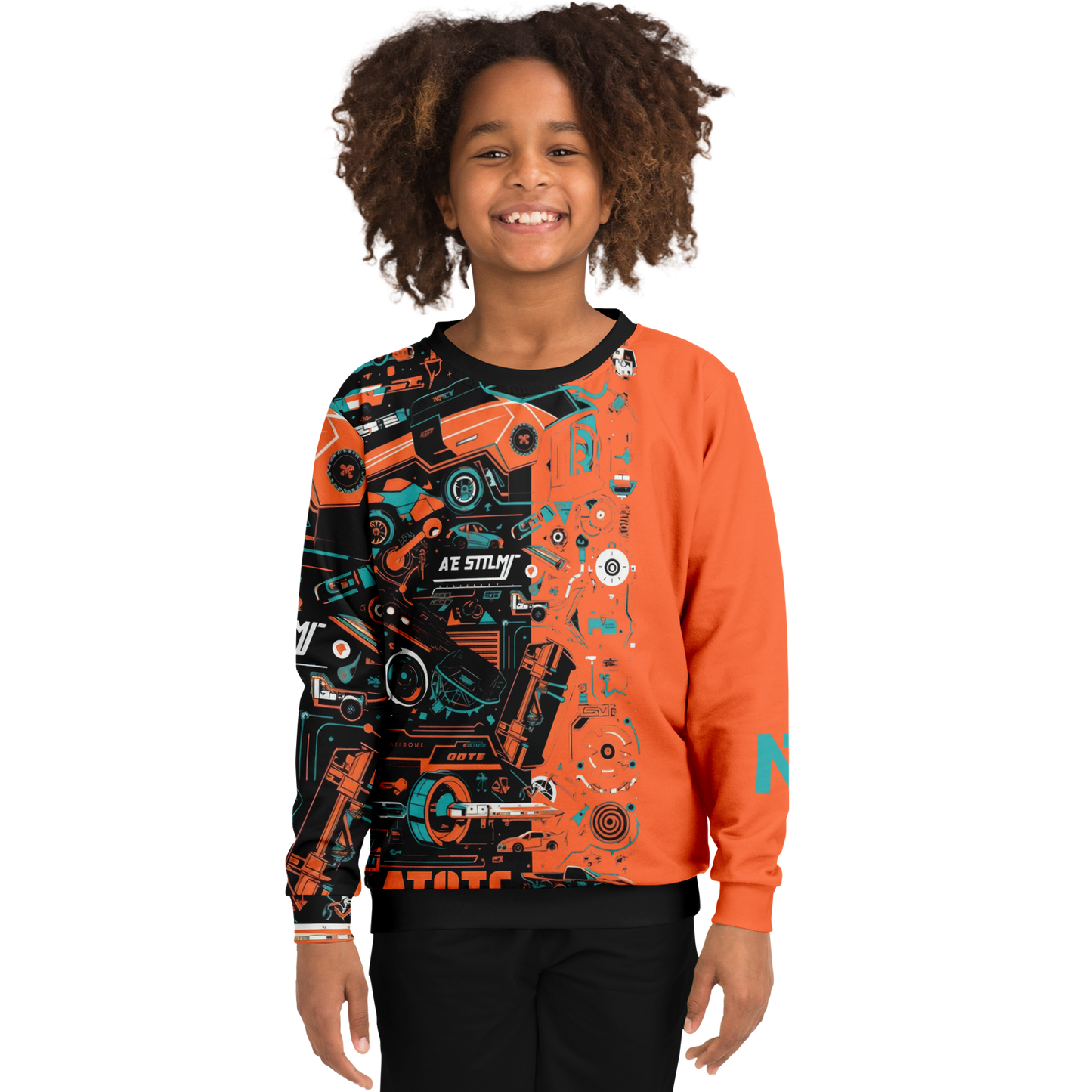 Athletic Kids/Youth Sweatshirt – AOP 008