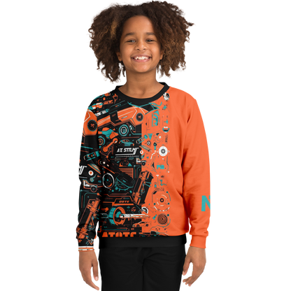 Athletic Kids/Youth Sweatshirt – AOP 008