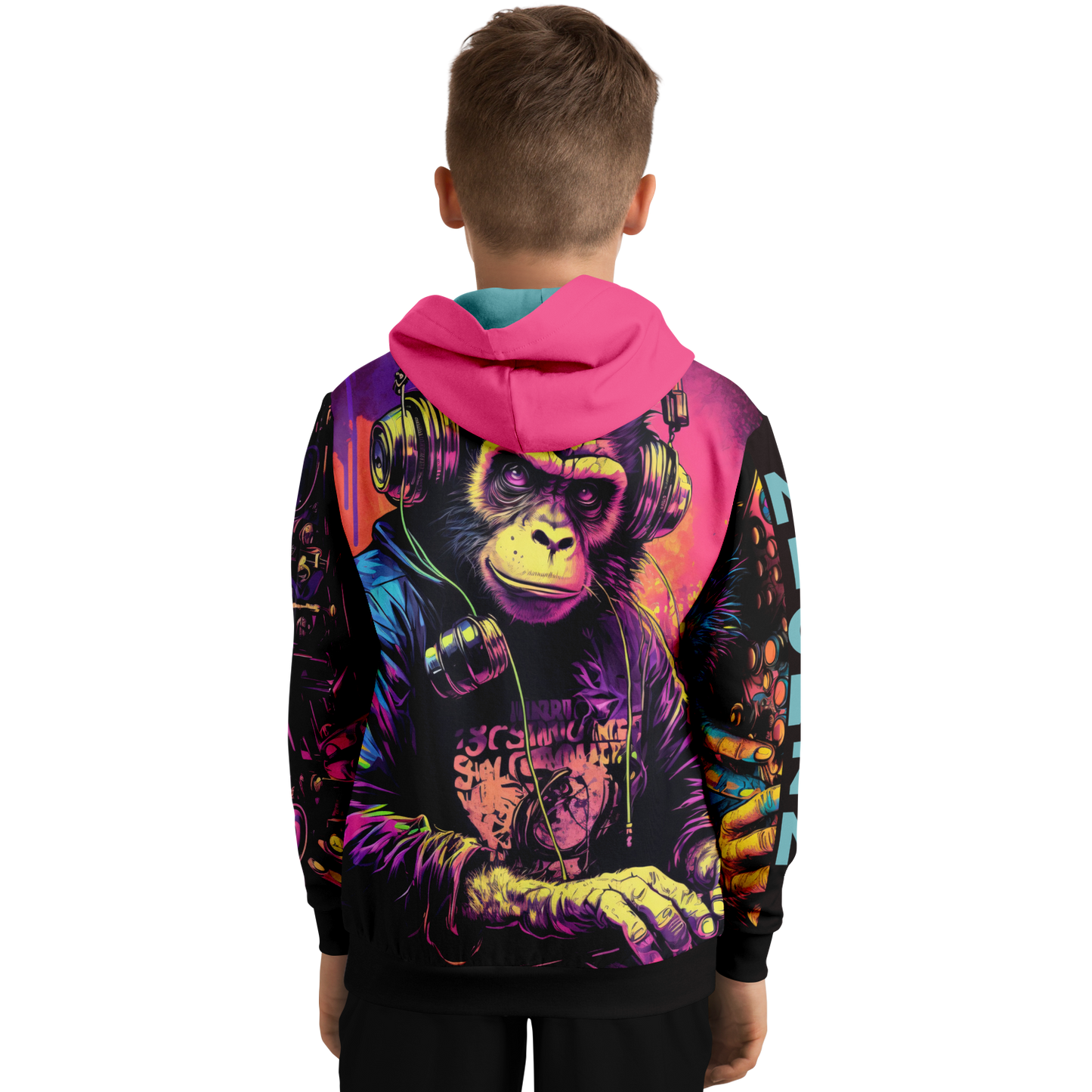 Athletic Kids Hoodie - AOP 007