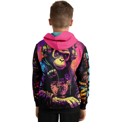 Athletic Kids Hoodie - AOP 007