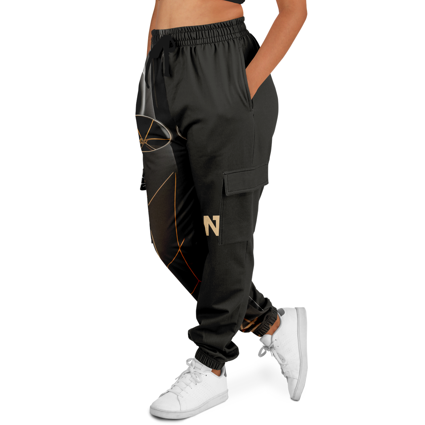 Athletic Cargo Sweatpants - AOP 001