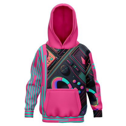 Sweat à capuche athlétique pour enfants - AOP 011