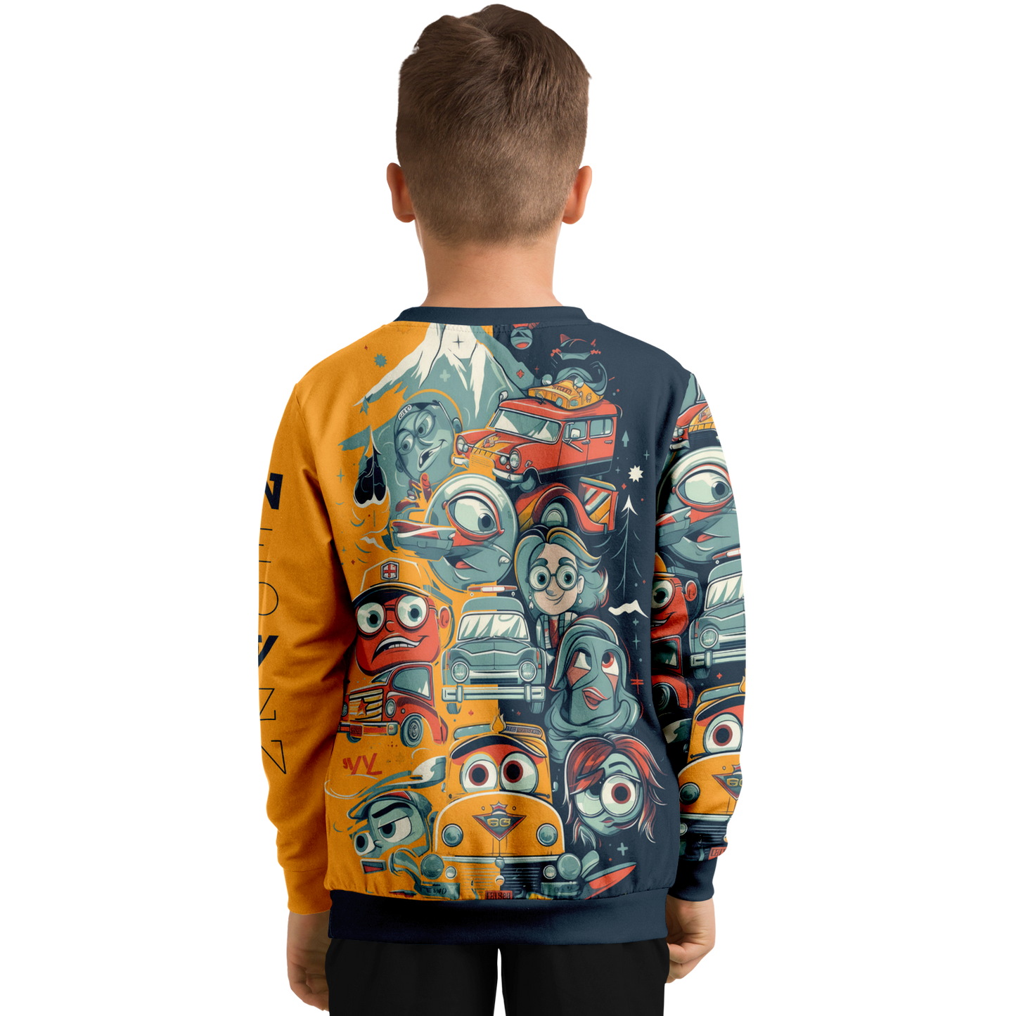 Athletic Kids/Youth Sweatshirt – AOP 011