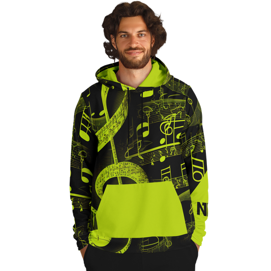 Athletic Hoodie - AOP 006 Green