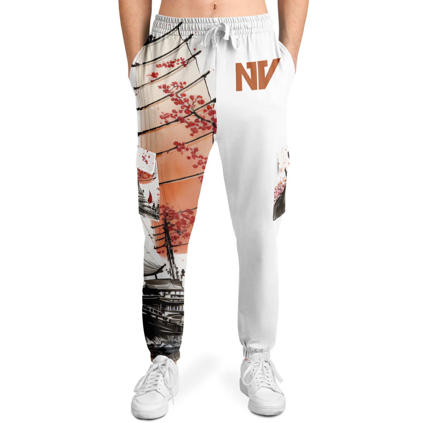 Athletic Cargo Sweatpants - AOP 008