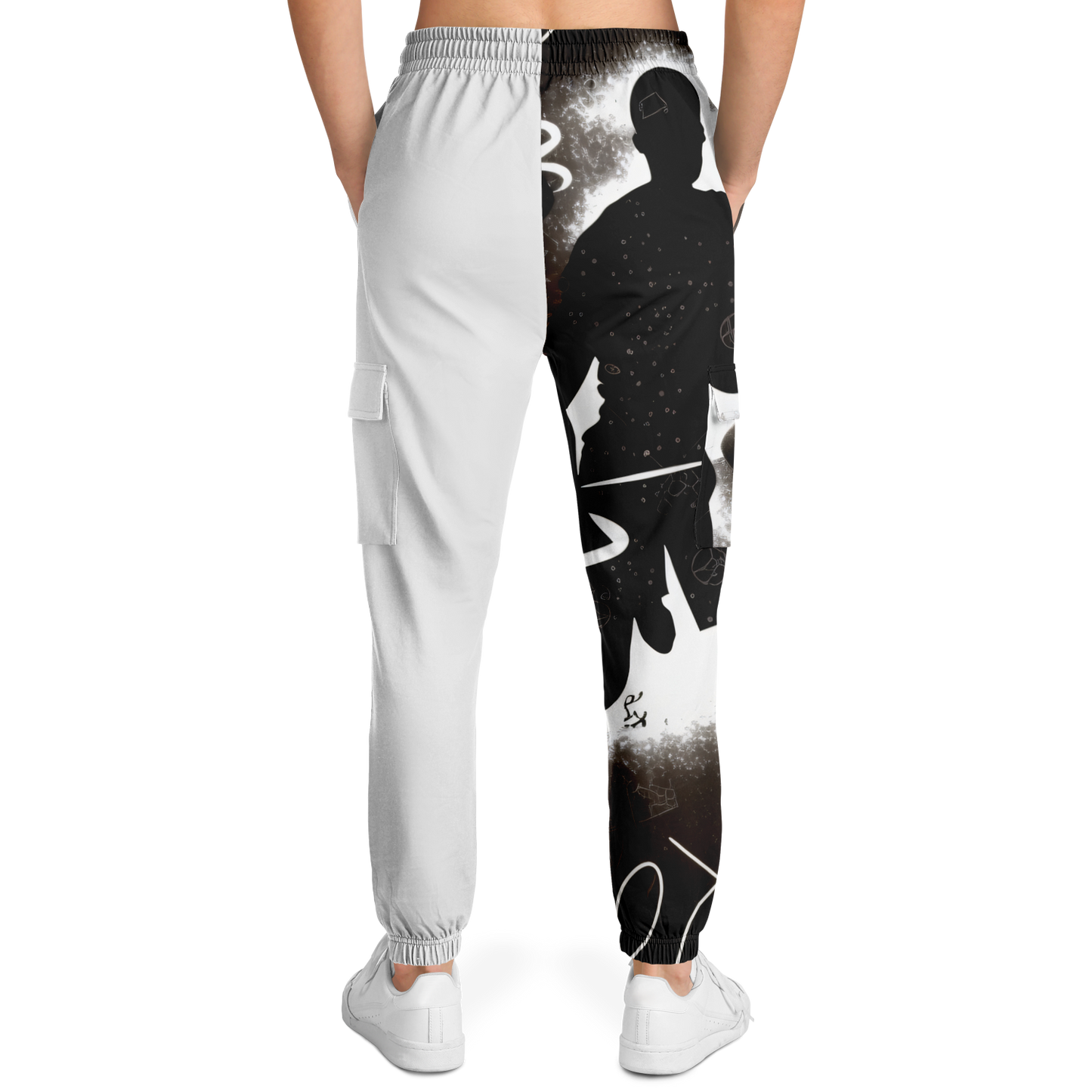 Athletic Cargo Sweatpants - AOP 002