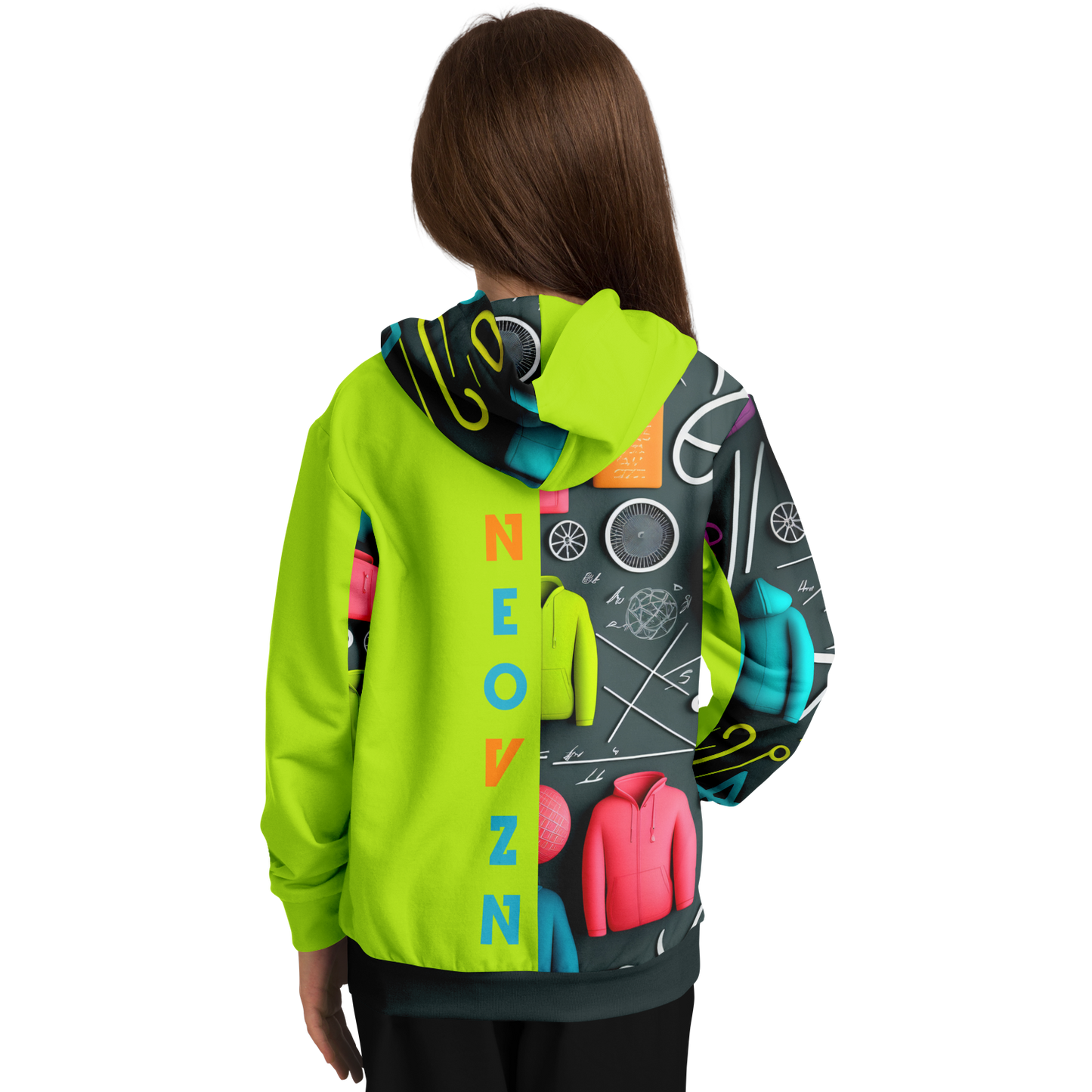 Athletic Kids Hoodie - AOP 001