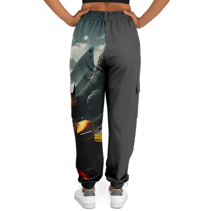 Athletic Cargo Sweatpants - AOP 004