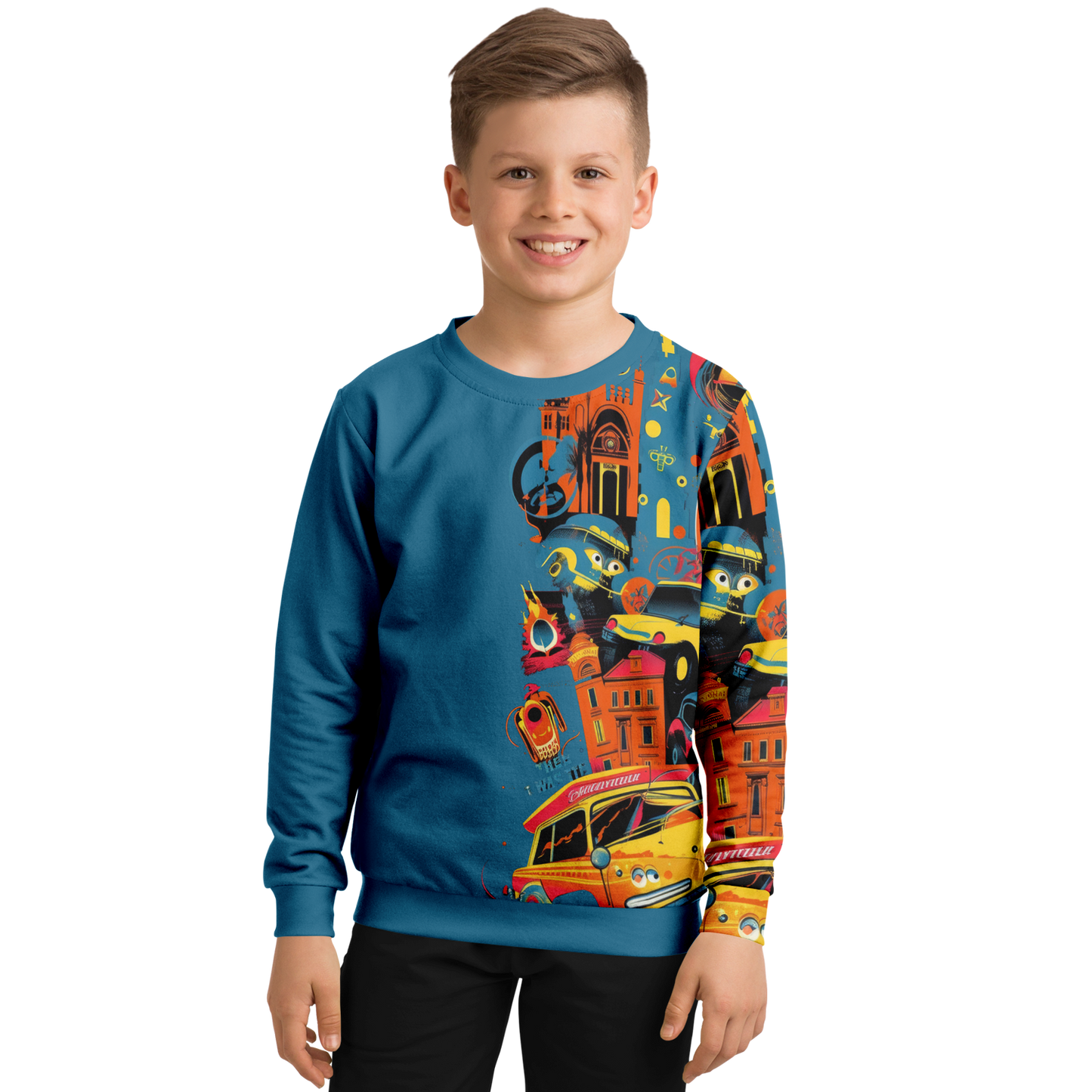 Athletic Kids/Youth Sweatshirt – AOP 004