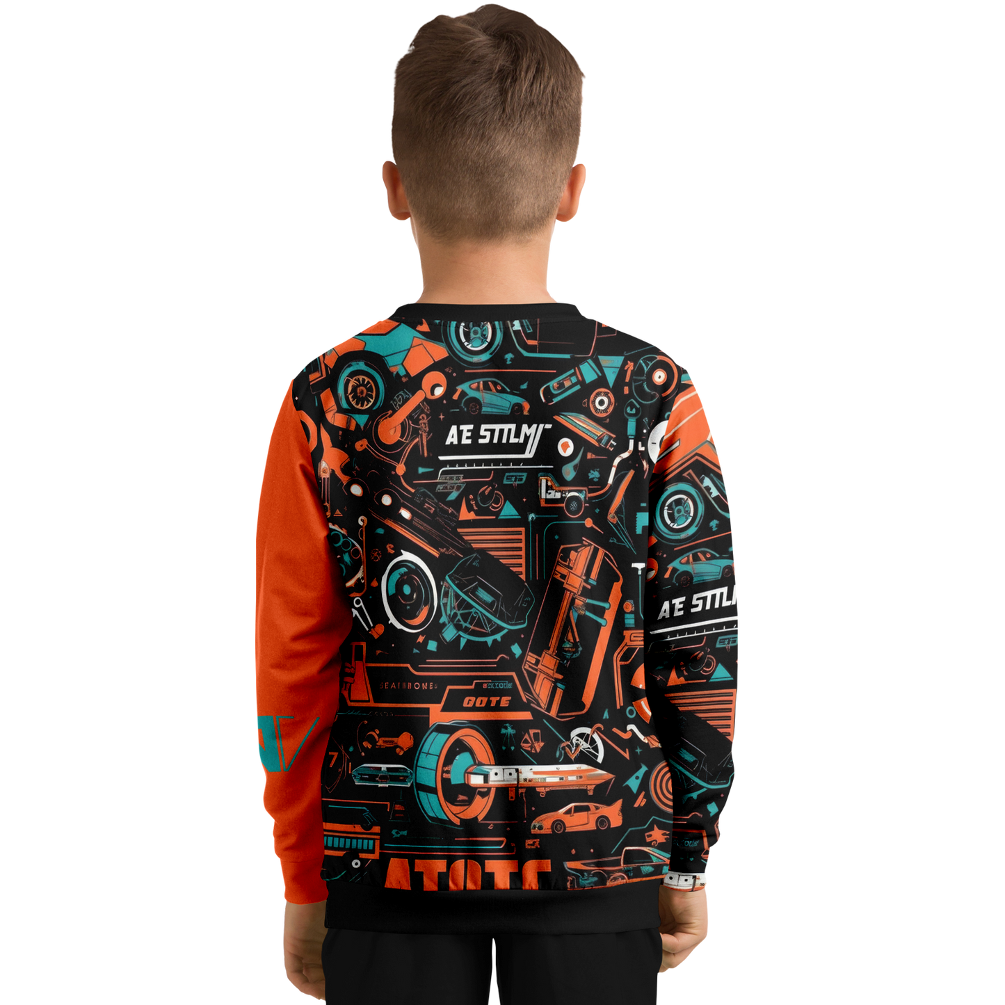 Athletic Kids/Youth Sweatshirt – AOP 008
