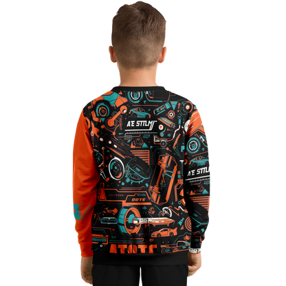 Athletic Kids/Youth Sweatshirt – AOP 008