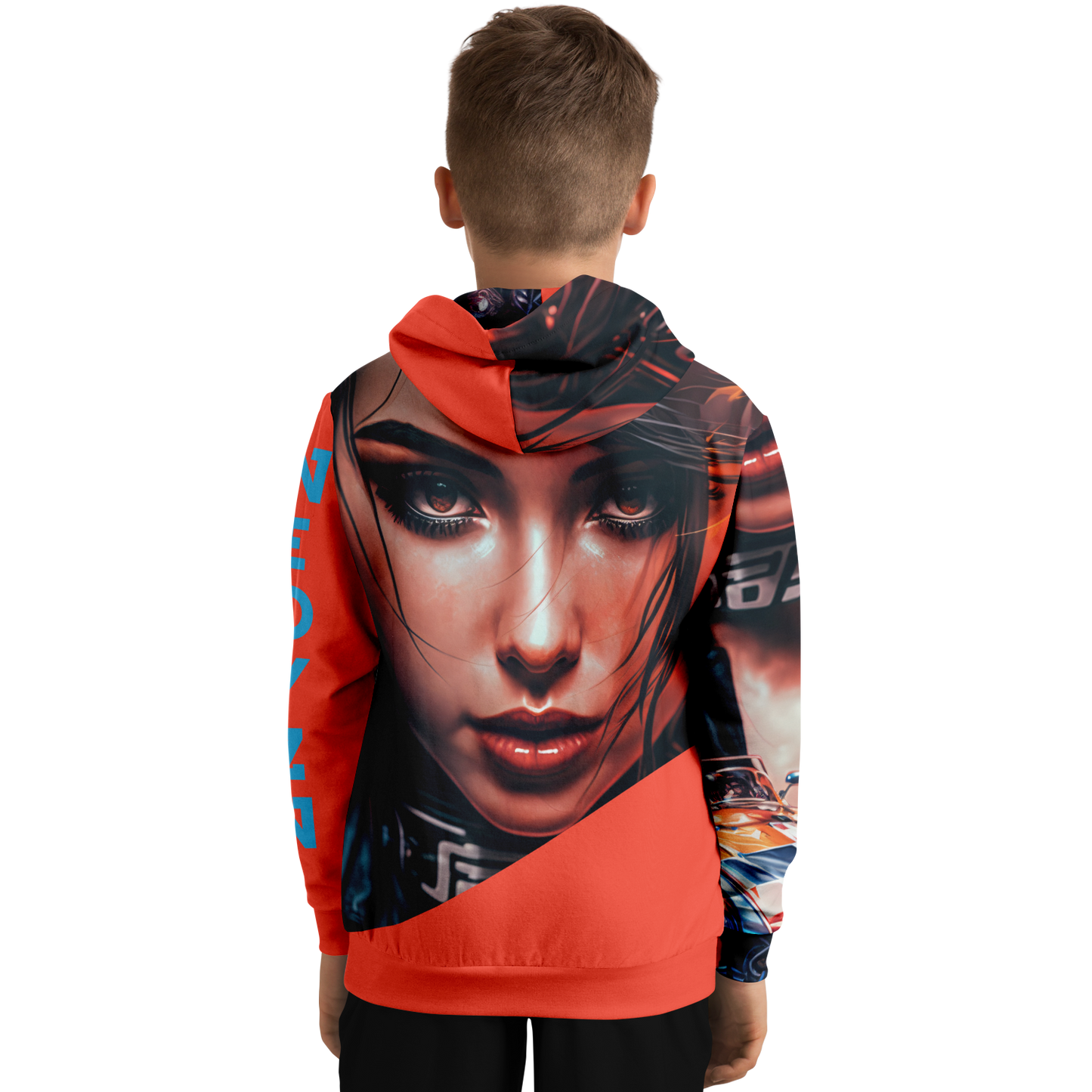 Athletic Kids Hoodie - AOP 005