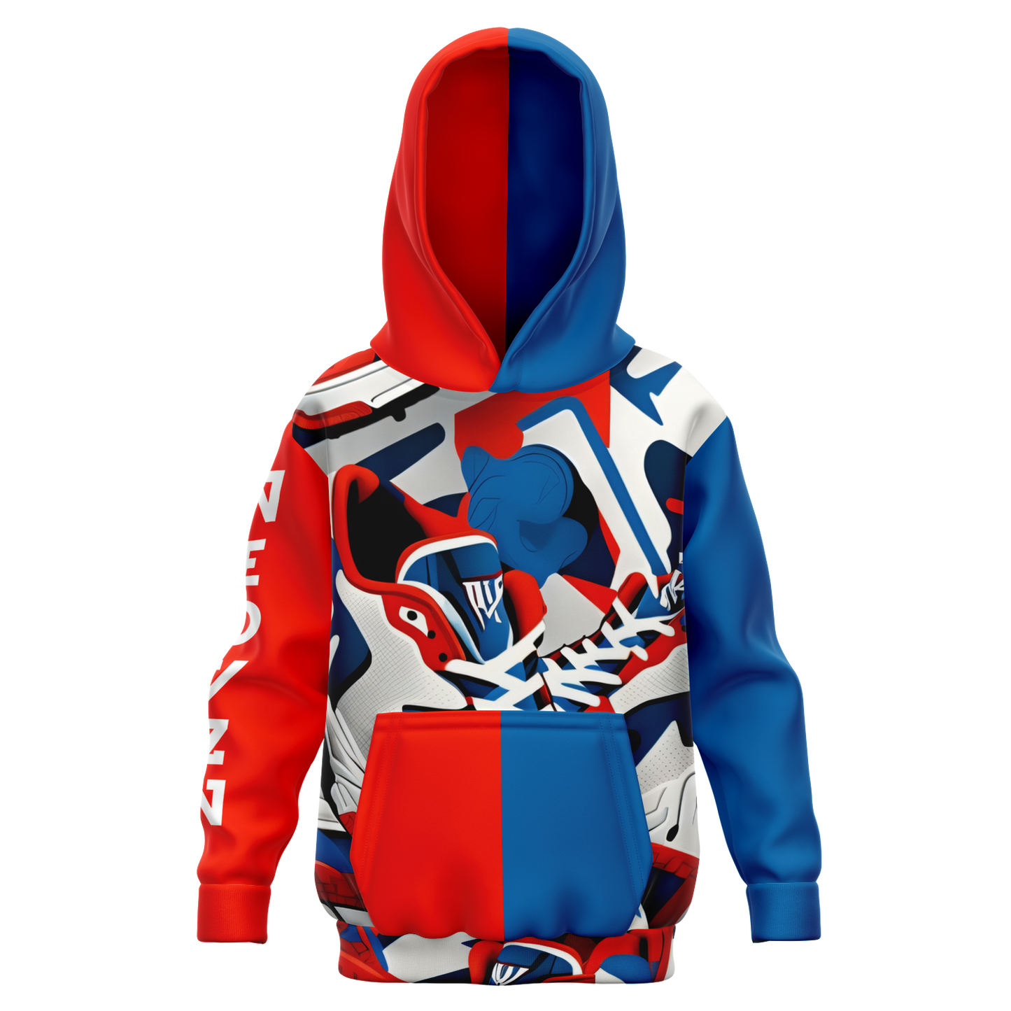 Athletic Kids Hoodie - AOP 006